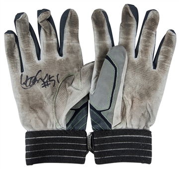 2012 Ichiro Suzuki Game Used and Signed Seattle Mariners Battling Gloves (Ichiro LOA)
